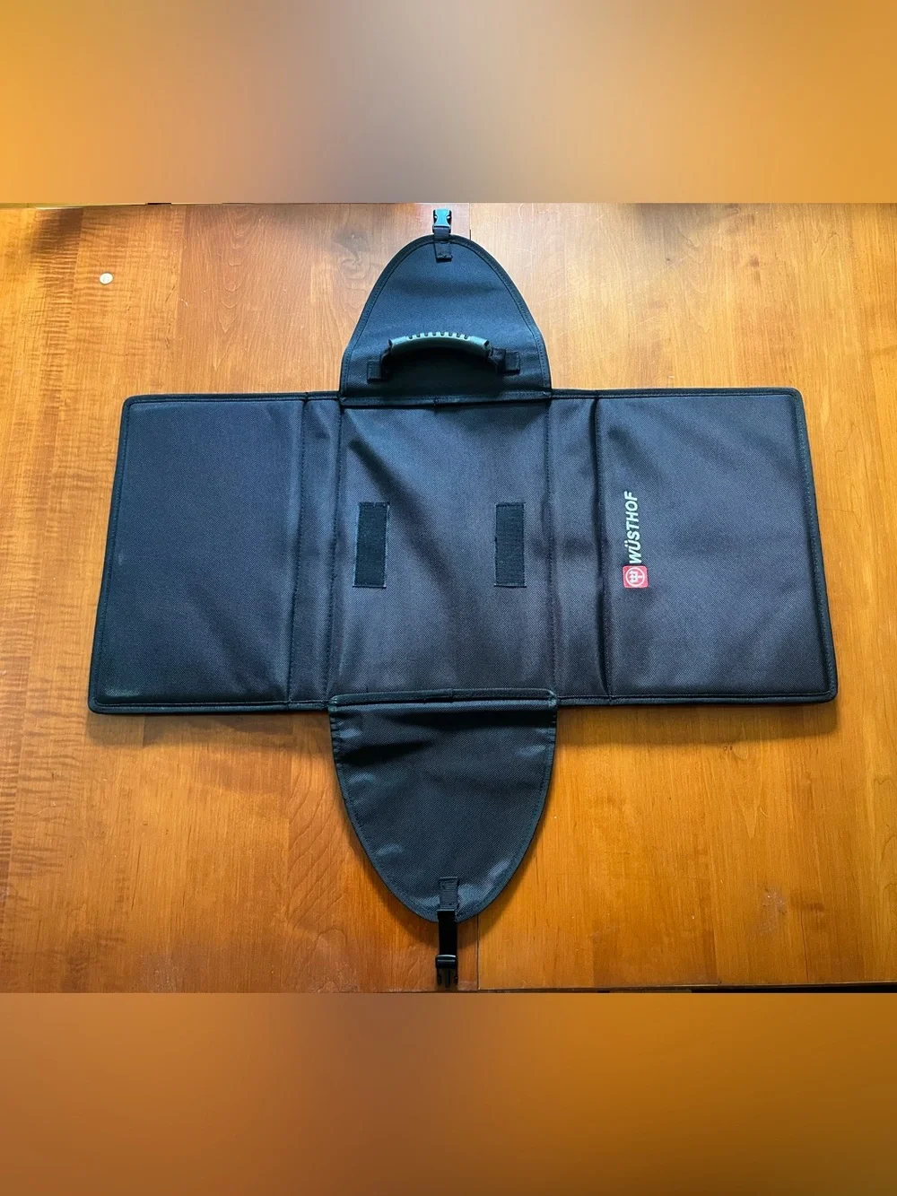 Wusthof Chef Backpack w/ 16 slot Knife Insert, 9” Honing Steel & 8” Chef Knife